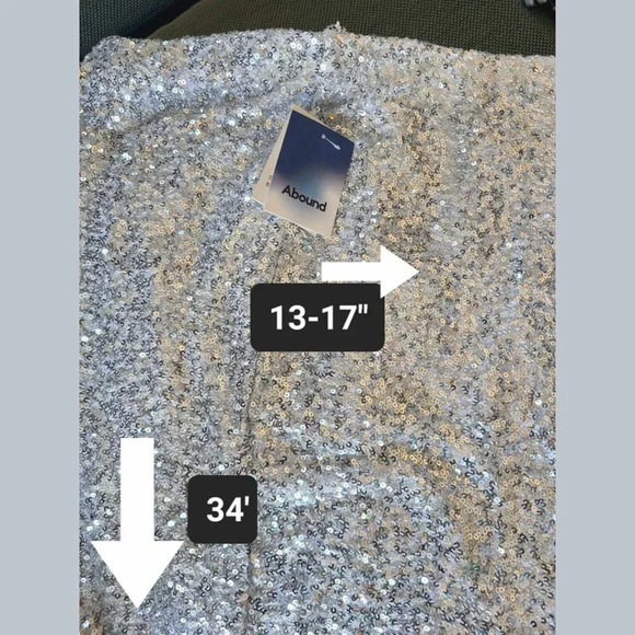 Abound Sequin Midi Skirt in S - Picture 4 of 7